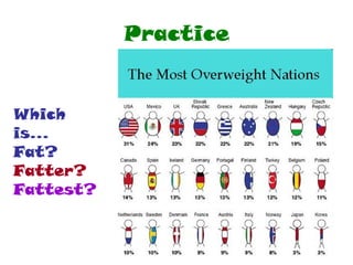 Practice Which is... Fat? Fatter? Fattest? 