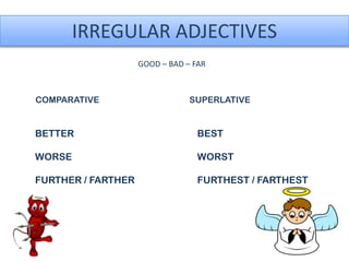 Comparatives and superlatives | PPTX