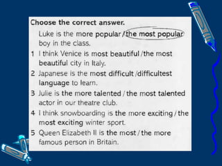 comparatives and superlatives .ppt