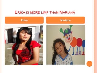 ERIKA IS MORE LIMP THAN MARIANA
Erika Mariana
 