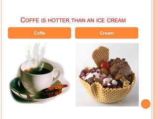 COFFE IS HOTTER THAN AN ICE CREAM
Coffe Cream
 