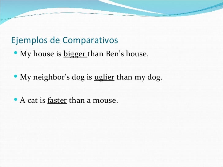 Comparatives & superlatives of adjectives 2012