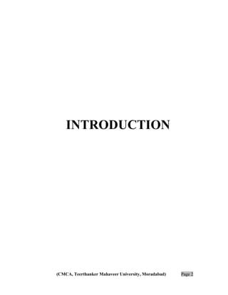 INTRODUCTION

(CMCA, Teerthanker Mahaveer University, Moradabad)

Page 2

 