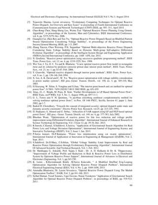 Comparative study of methods for optimal reactive power dispatch | PDF