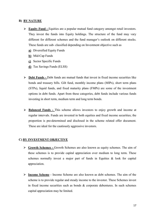Comparative Study Of Mutual Funds In India Pdf Comparative Study Of Mutual Funds In India Pdf