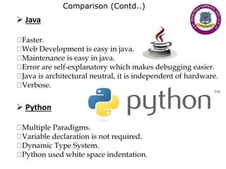Comparative study of programming languages | PPTX