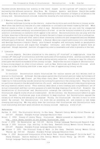 Comparative study of structuralism & deconstruction | PDF