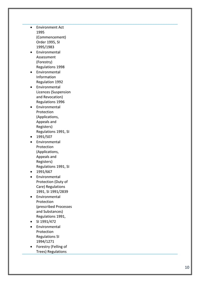 Comparative Study Of UK India Pakistan Environmental Protection Act