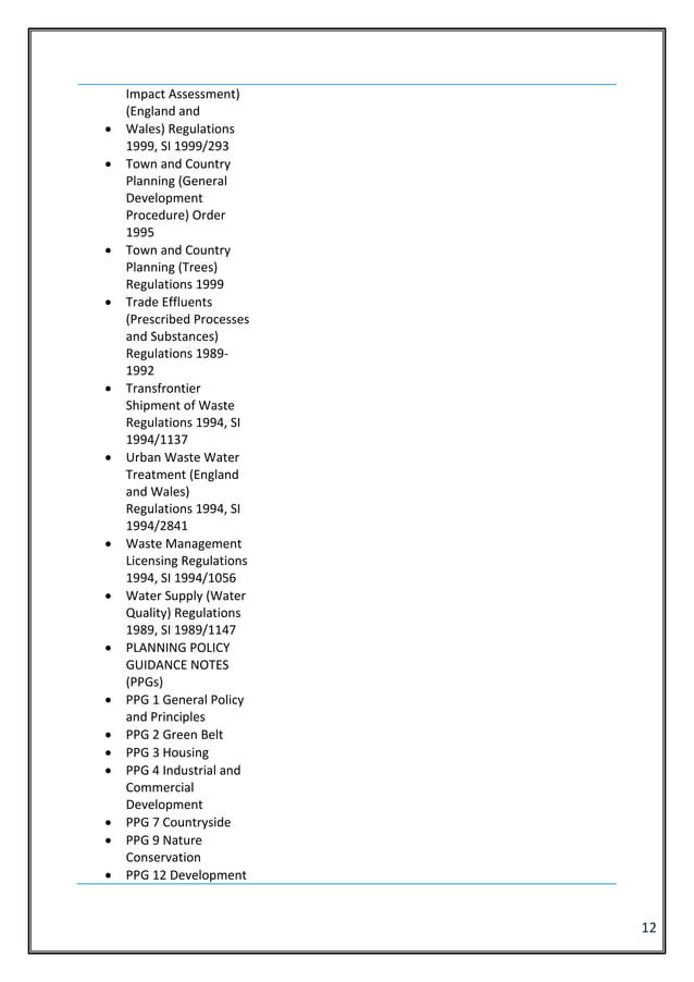 Comparative Study Of UK India Pakistan Environmental Protection Act