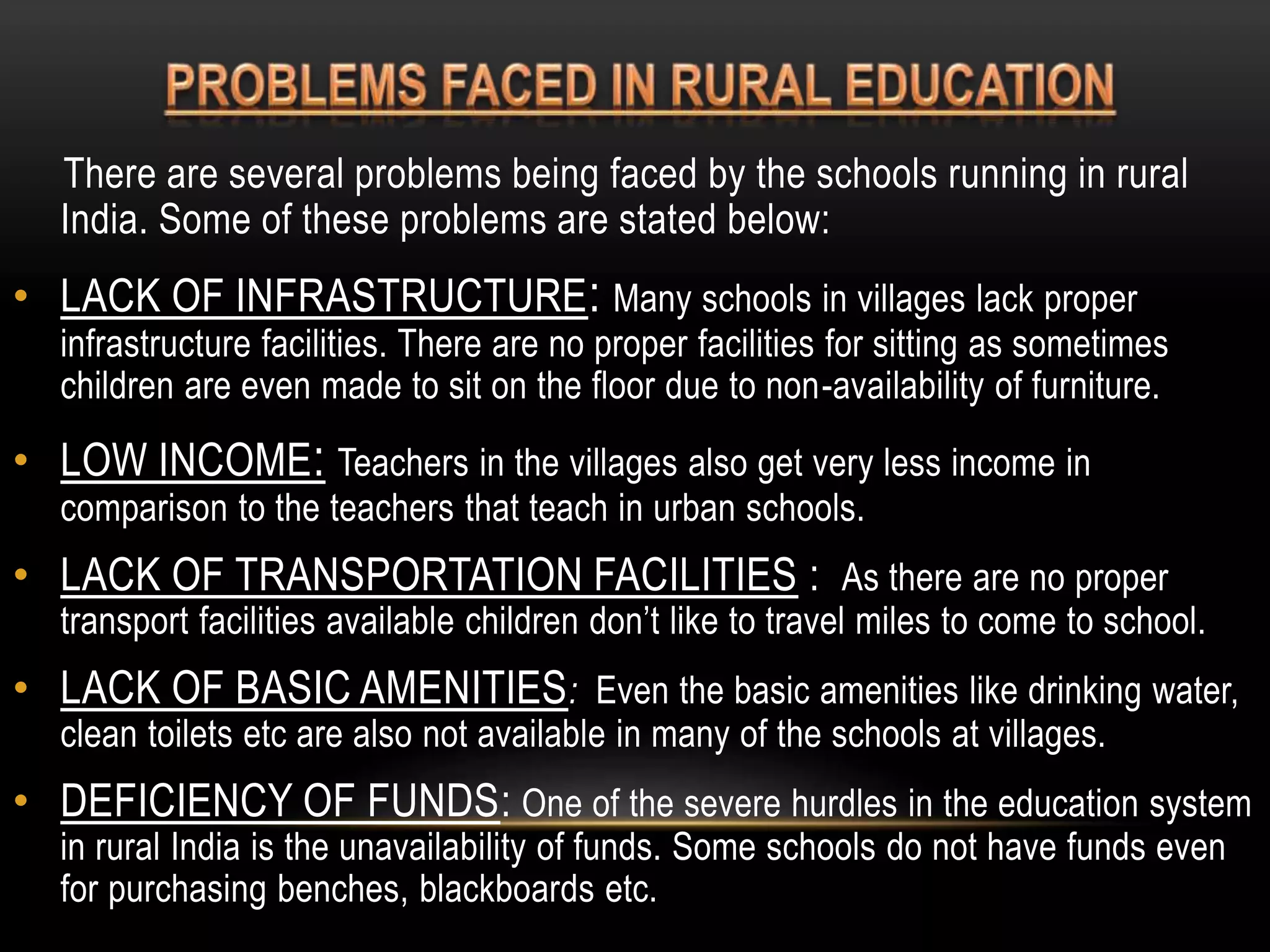 Comparative study on higher education in rural and urban area in ...