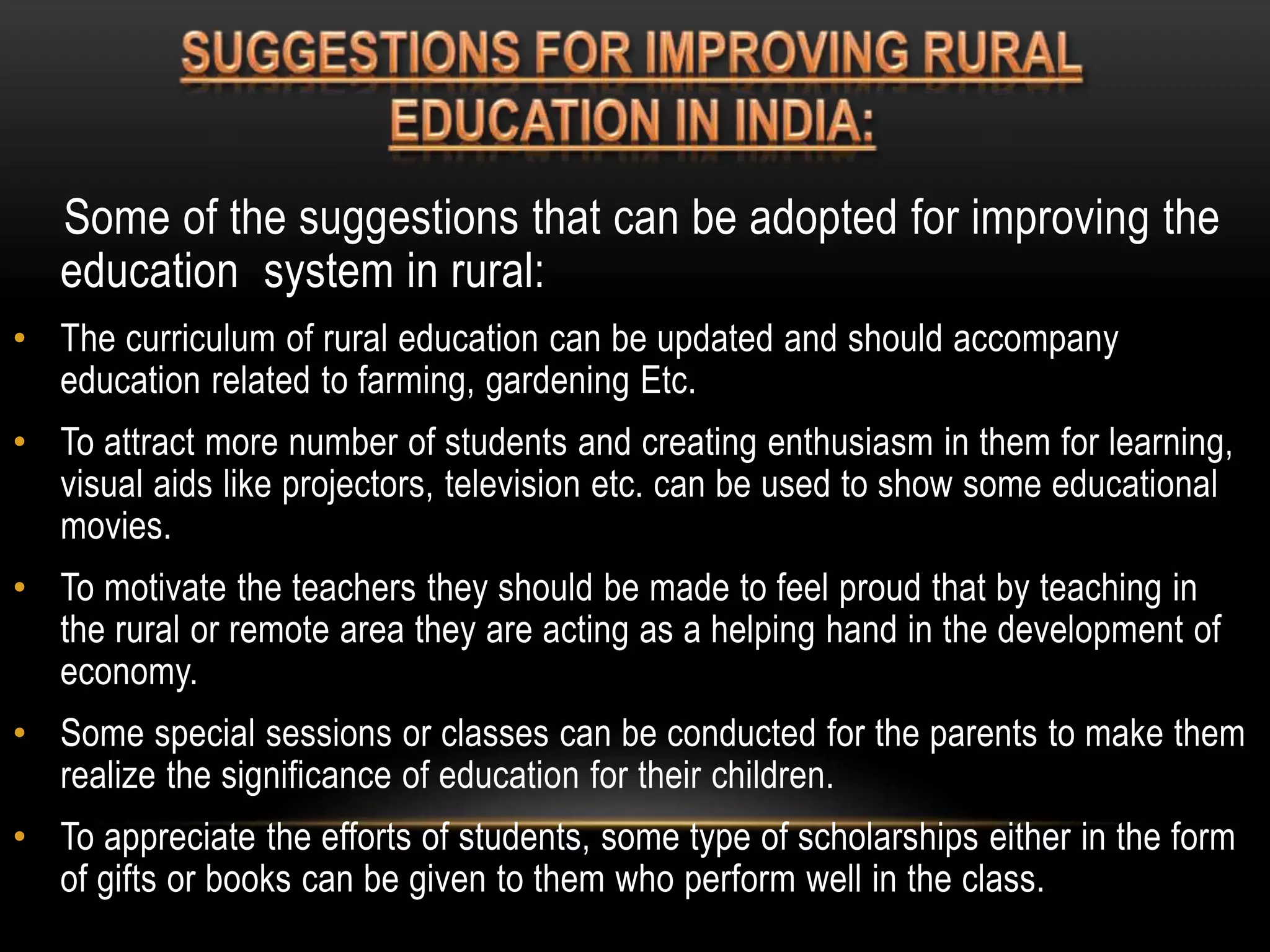 Comparative study on higher education in rural and urban area in ...