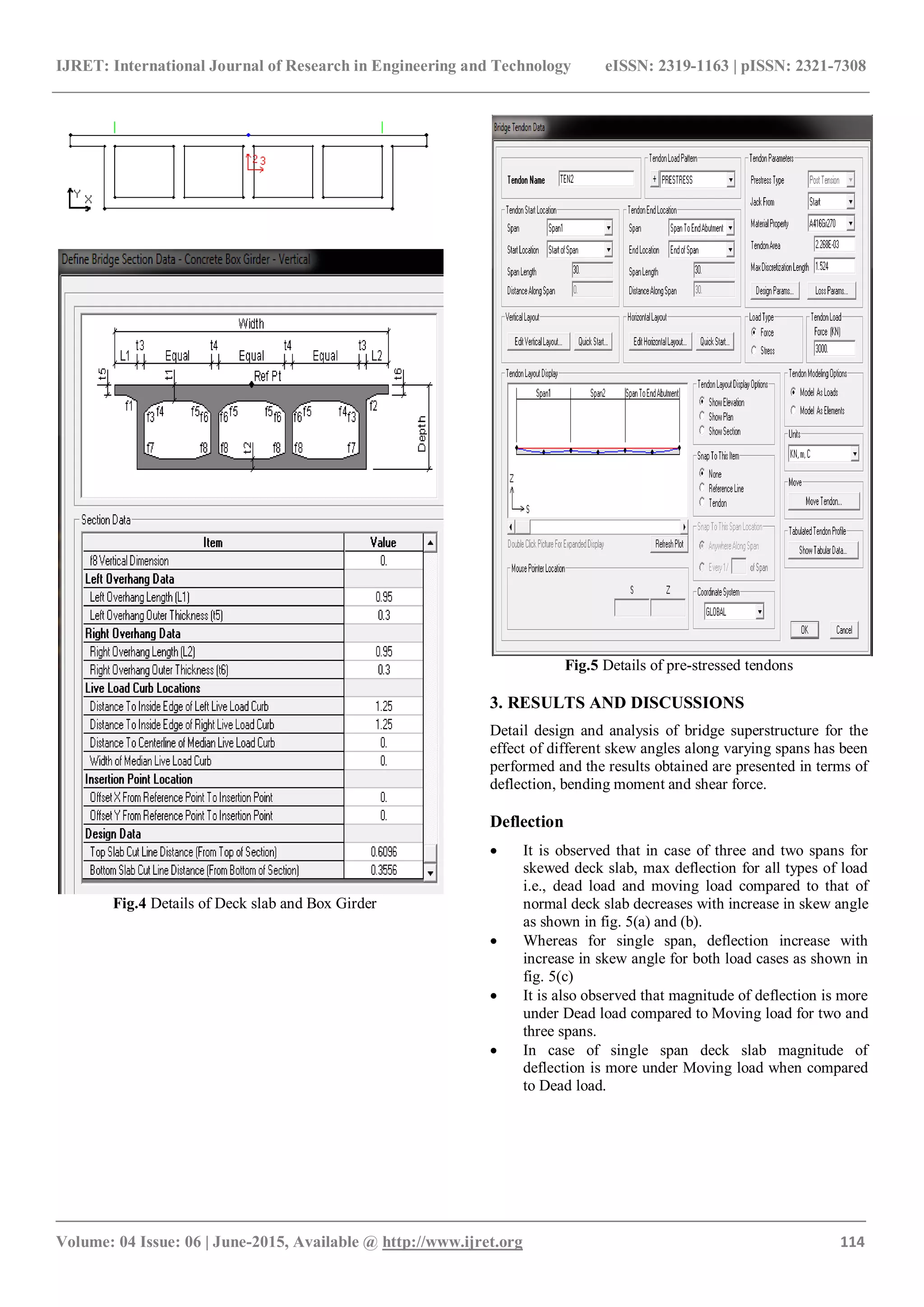 Comparative study on normal and skew bridge of psc box girder | PDF