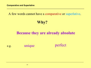 Comparativesuperlative slides share | PPT