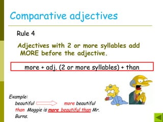 Comparative Superlative como se usan class ingles | PPTX