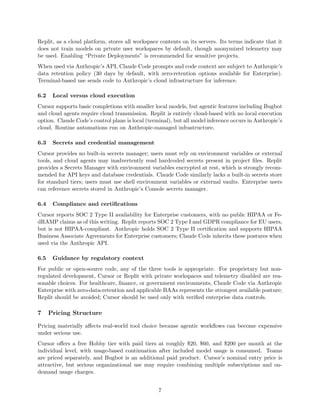 Comparison of AI Coding Tools: Cursor, Replit, and Claude Code | PDF