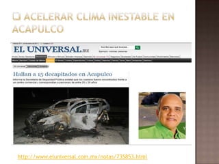  acelerar clima inestable en acapulcohttp://www.eluniversal.com.mx/notas/735853.html