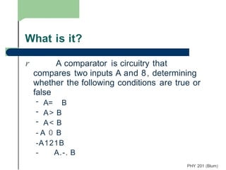 comparator 1 bit type, 4bit comparator using logic gates.pptx