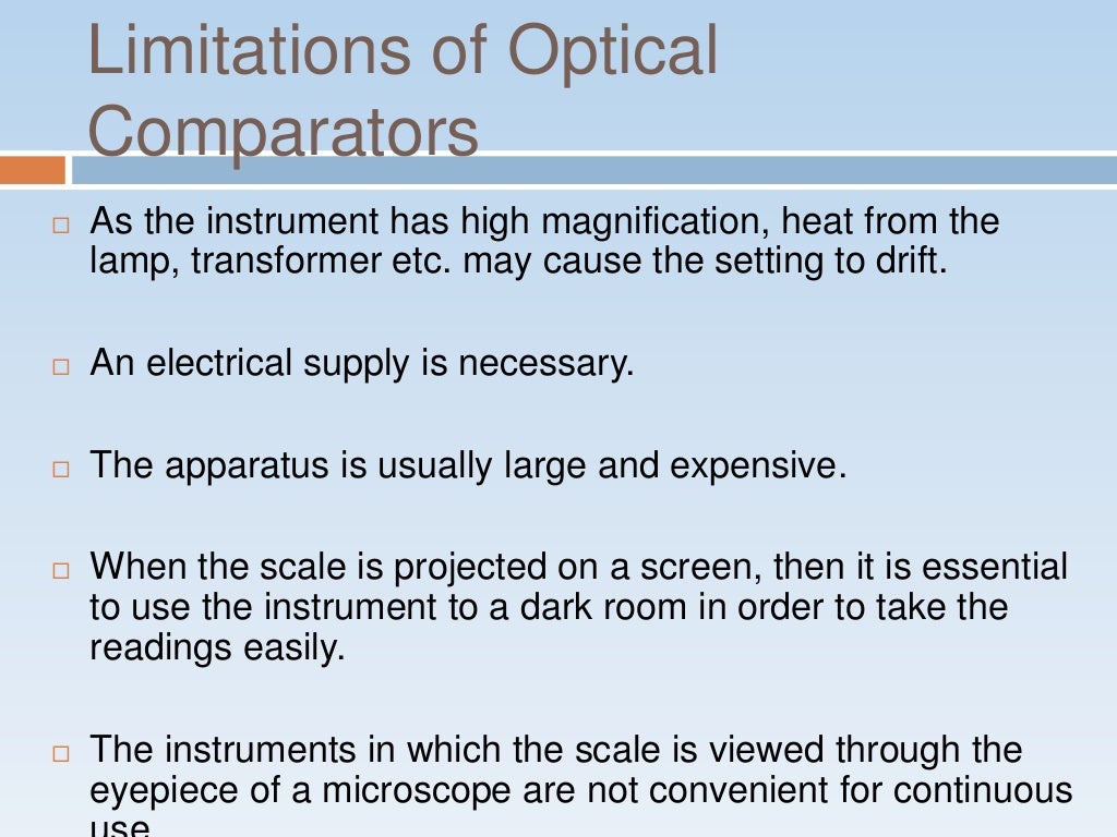 Comparators...4