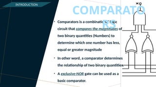 Comparator Vs Comparing comparators-binary-and-digital-comparison-circuits.pptx