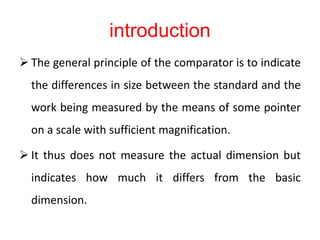 Comparators ppt | PPTX | Physics | Science
