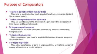 comparators ppt 1.pptx [ mechanical engineering] PPTX