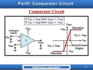 comparators using IC741 - ppt.pdf Operational Amplifiers IC ...