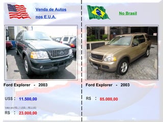 11.500,00 23.000,00 85.000,00 Ford Explorer  -  2003 Ford Explorer  -  2003 