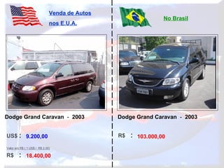 9.200,00 18.400,00 103.000,00 Dodge Grand Caravan   -  2003  Dodge Grand Caravan   -  2003 