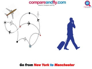Go from New York to Manchester
 