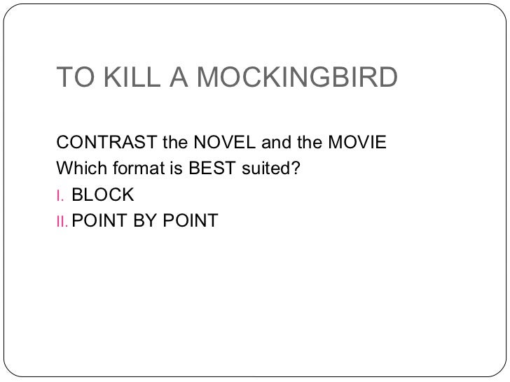 compare and contrast mockingbird differences between book and movie venn diagram