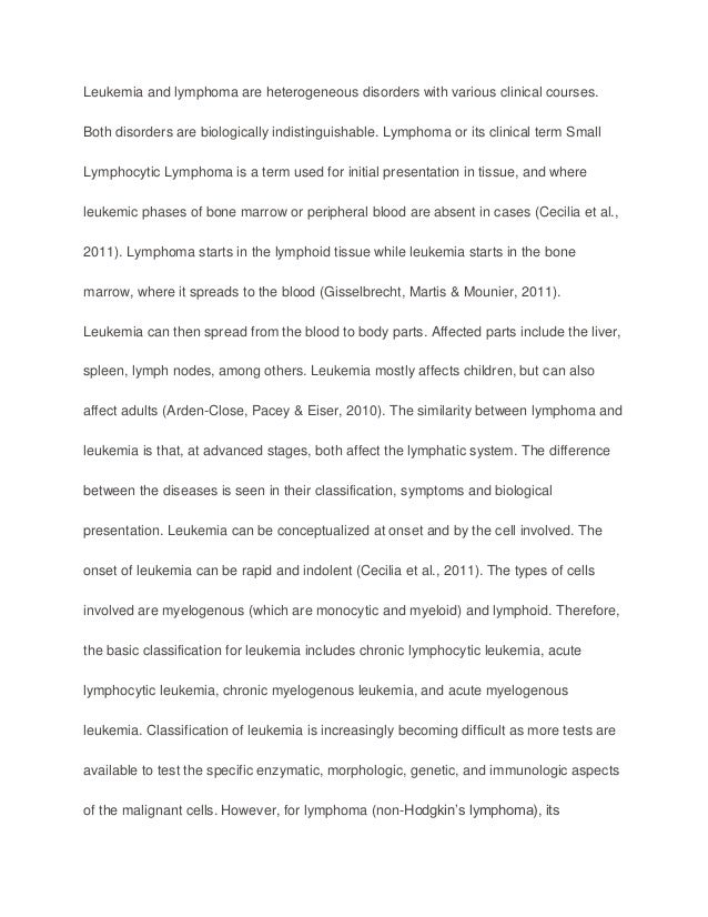 Leukemia research papers