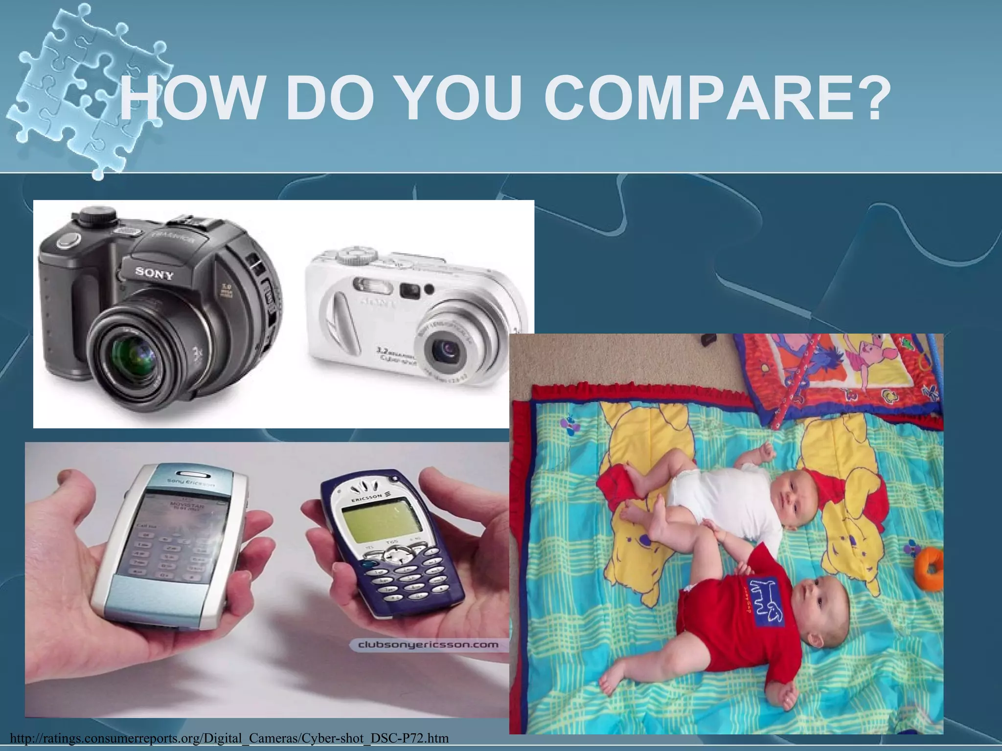 HOW DO YOU COMPARE? http://ratings.consumerreports.org/Digital_Cameras/Cyber-shot_DSC-P72.htm 