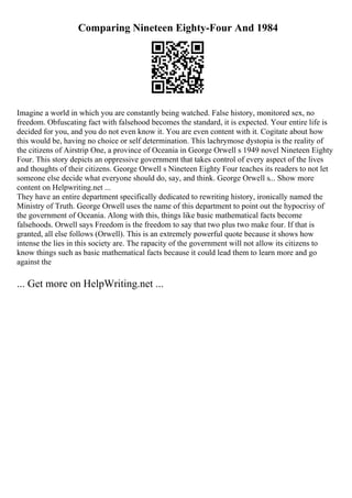 Compare And Contrast Essay Paragraph Structure | PDF