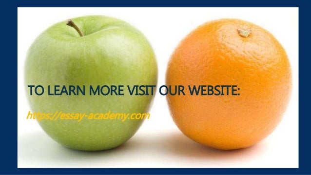 Compare and contrast essay basics