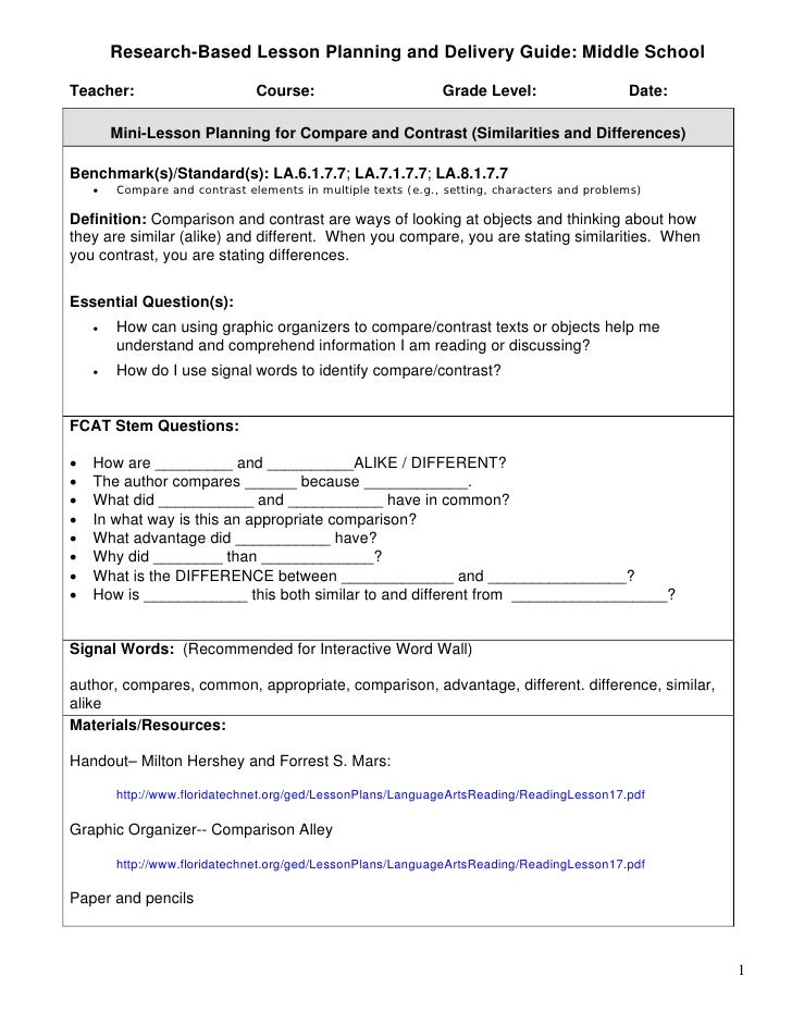 3 point thesis outline