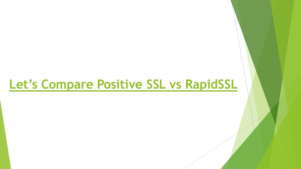 positive vs comodo ssl positive vs comodo ssl