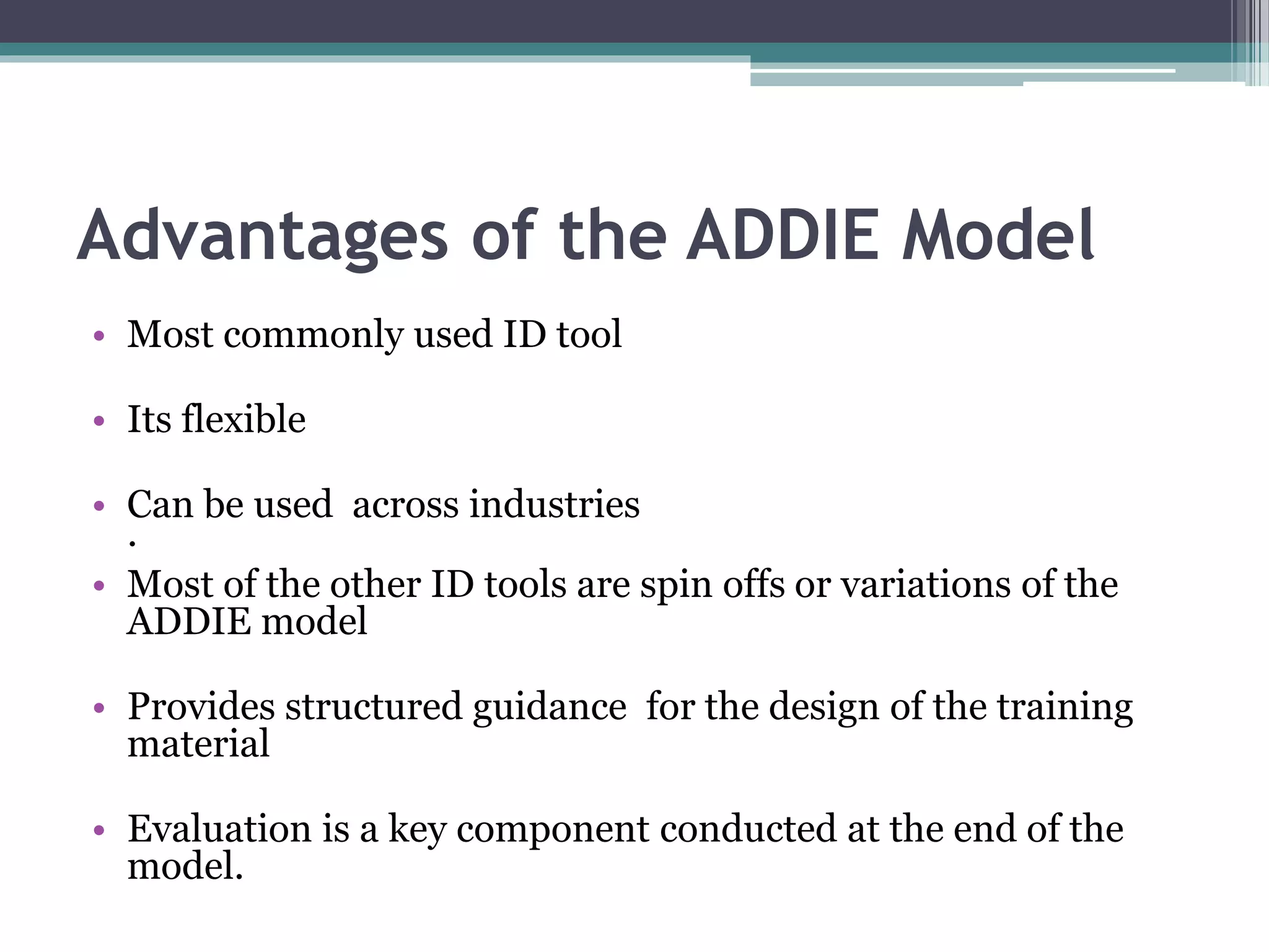 Compare & Contrast ADDIE and Dick and Carey Models | PPTX