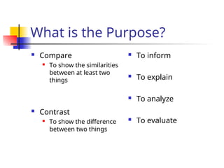 Compare & Contrast Essay.ppt Compare & Contrast Essay.ppt