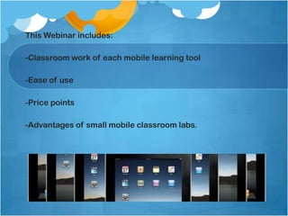 Compare & contrast mobile devices | PPT