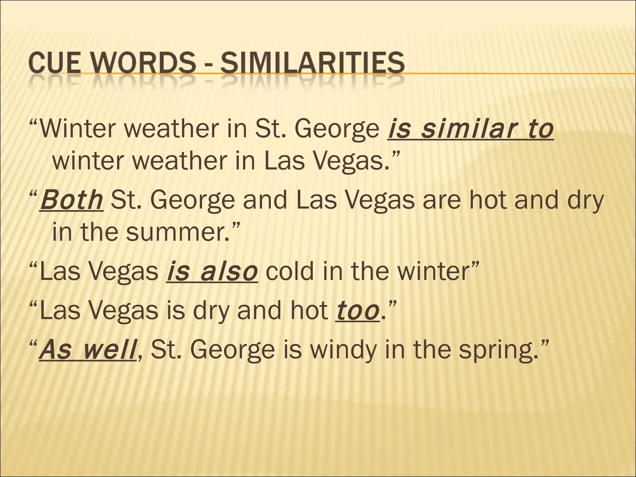 Compare Contrast Powerpoint