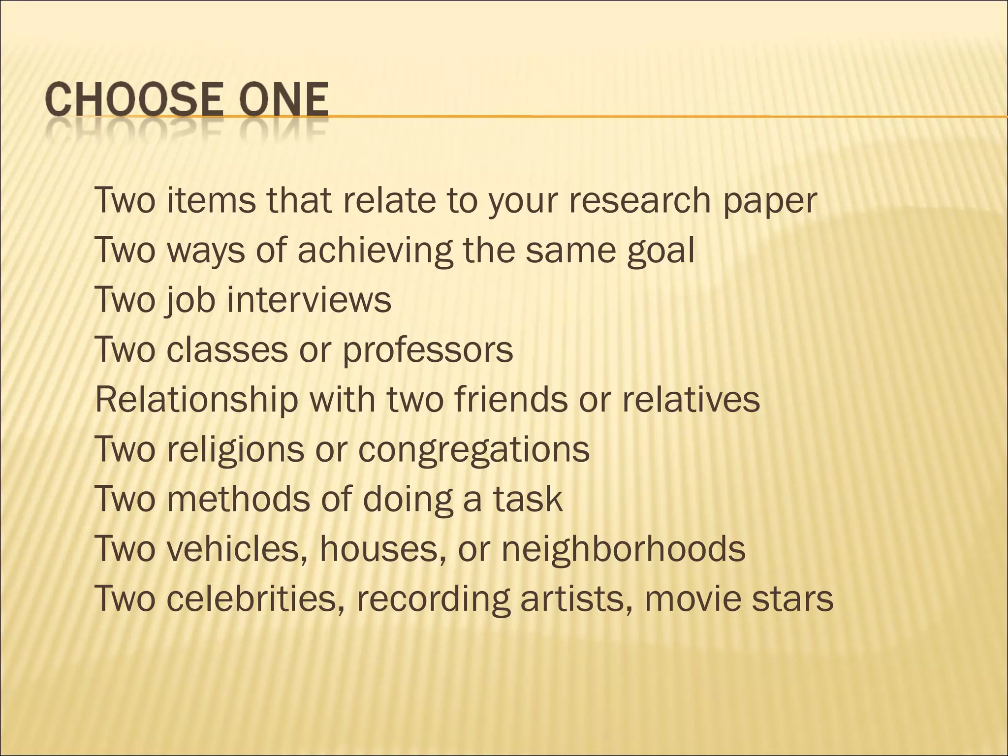 Compare Contrast Powerpoint