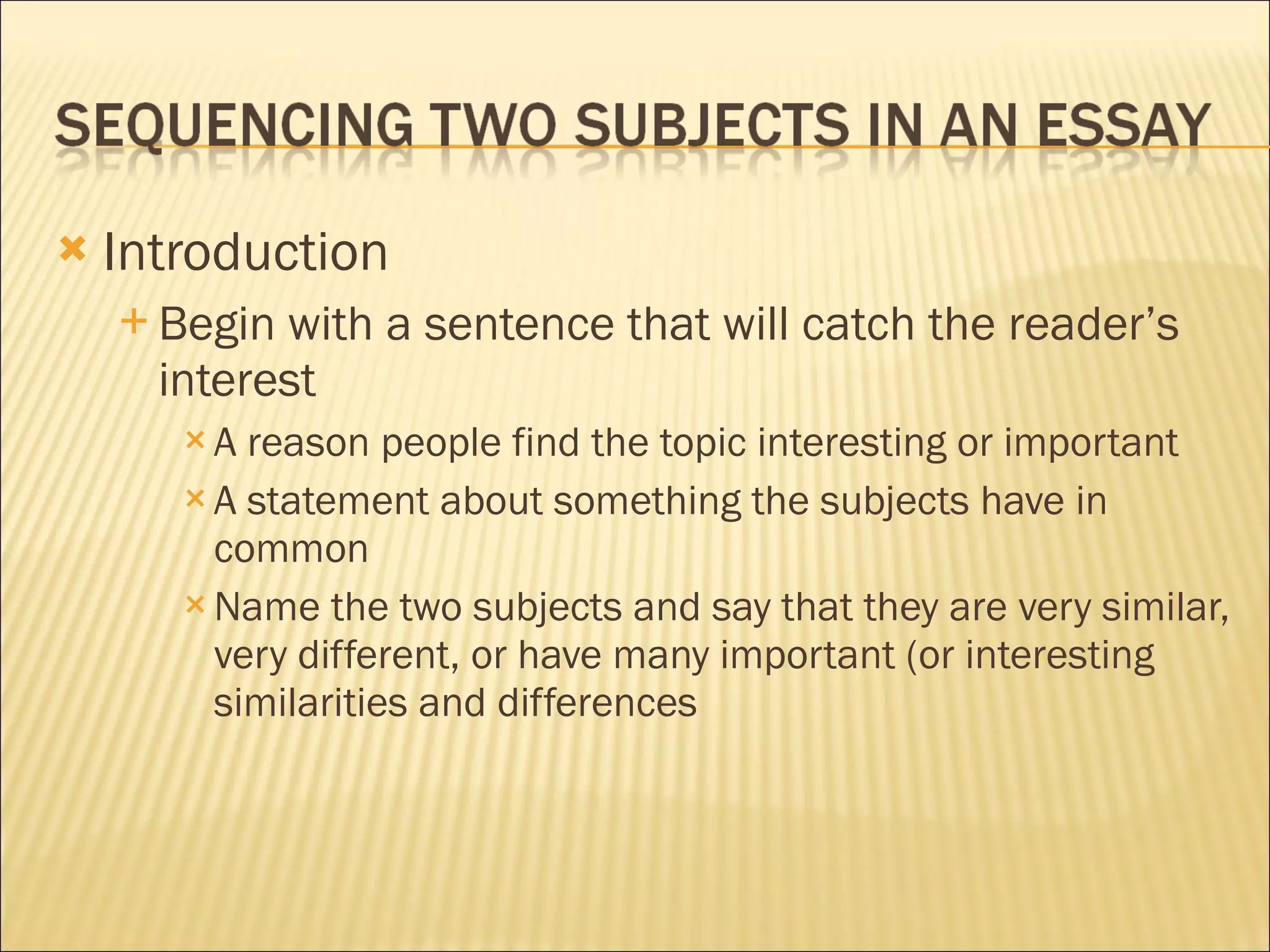 Compare Contrast Powerpoint