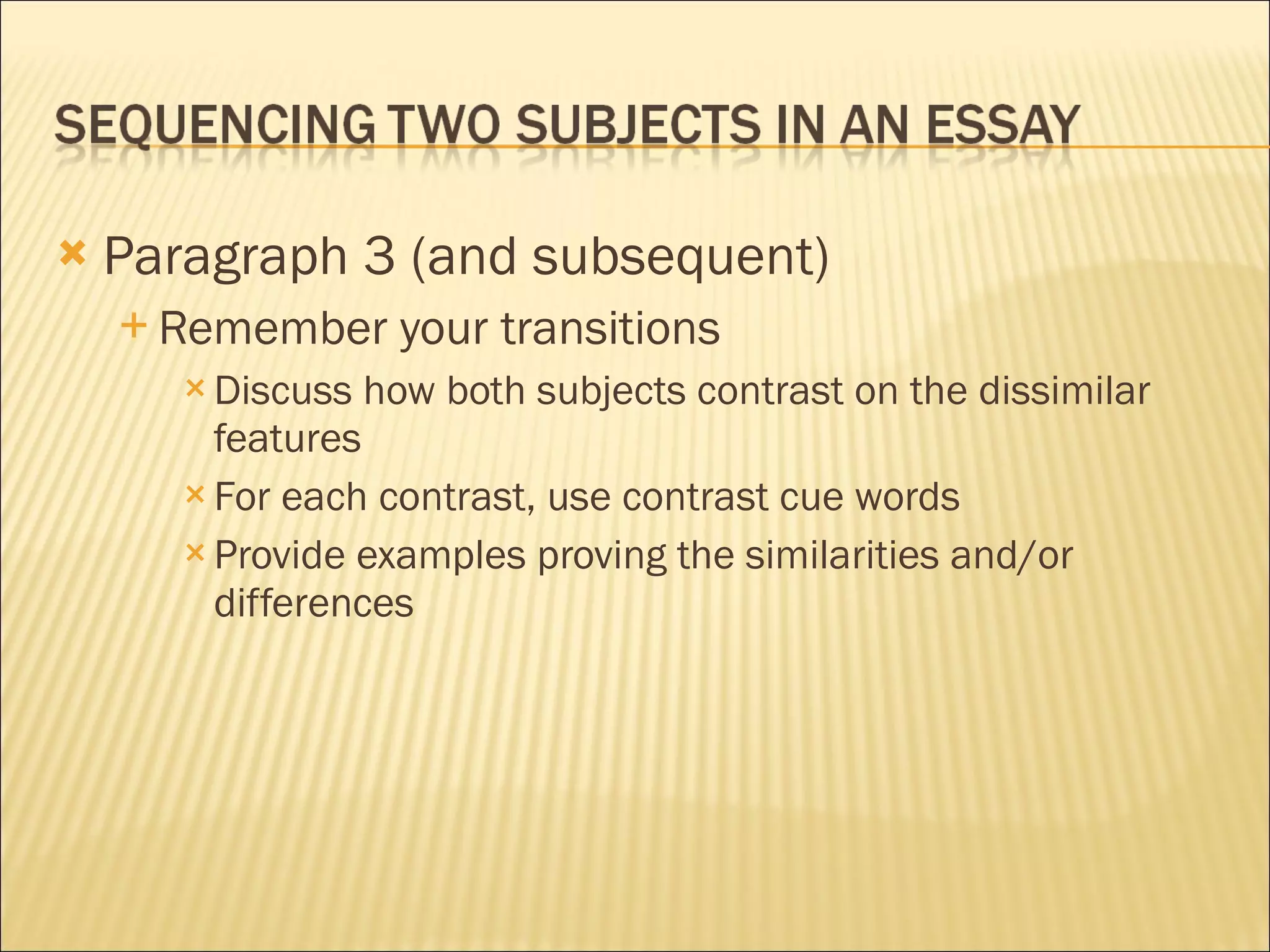 Compare Contrast Powerpoint