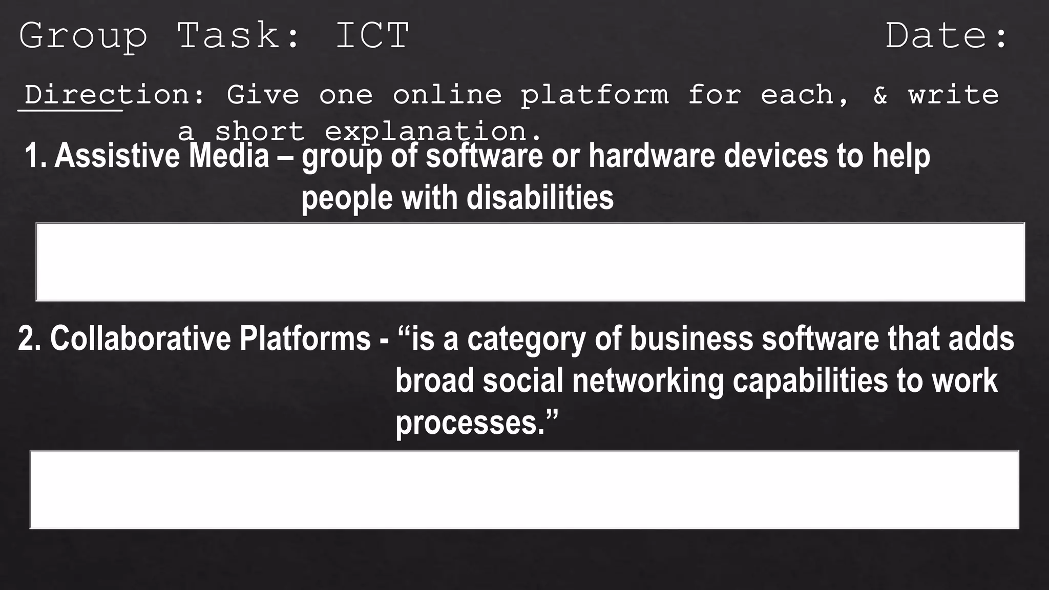 Compare & contrast the nuances of varied online platformsCS_ICT11/12