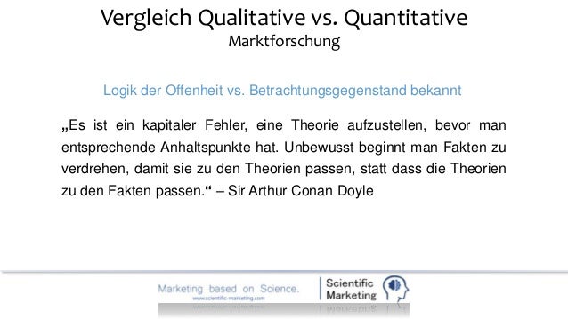 Vergleich Qualitativer Und Quantitativer Marktforschung