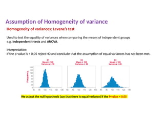 Homogeneity Statistics compare means1 in statistics and spss.ppt