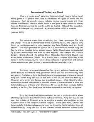 Film comparison essay image