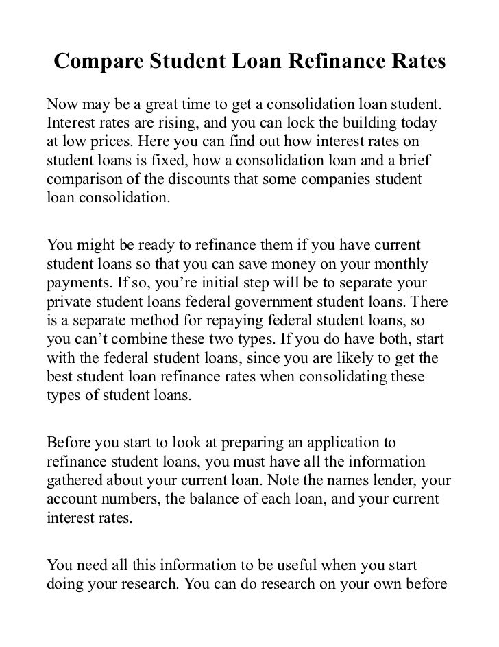Refinance Student Loans >> Compare Student Loan Refinance Rates Refinance Student Loans >> Compare Student Loan Refinance Rates