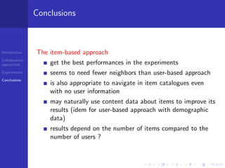 Comparing State-of-the-Art Collaborative Filtering Systems