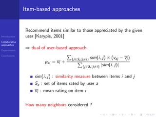 Comparing State-of-the-Art Collaborative Filtering Systems